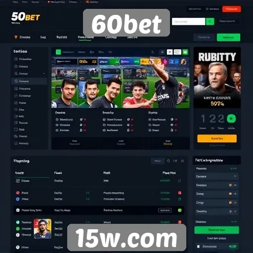 Avaliação da interface do usuário no site 60bet